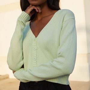 Green Billie Sweater